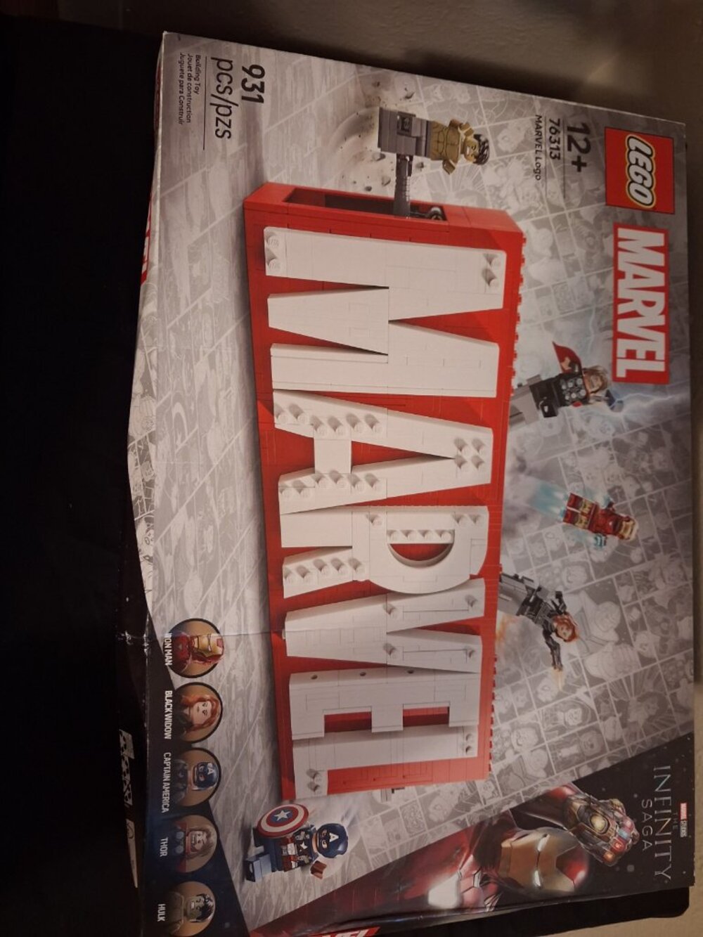 LEGO Marvel Logo & Minifigures Set 76313 NEW SEALED - Picture 5 of 5